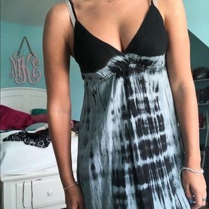 Tie dye maxi dress